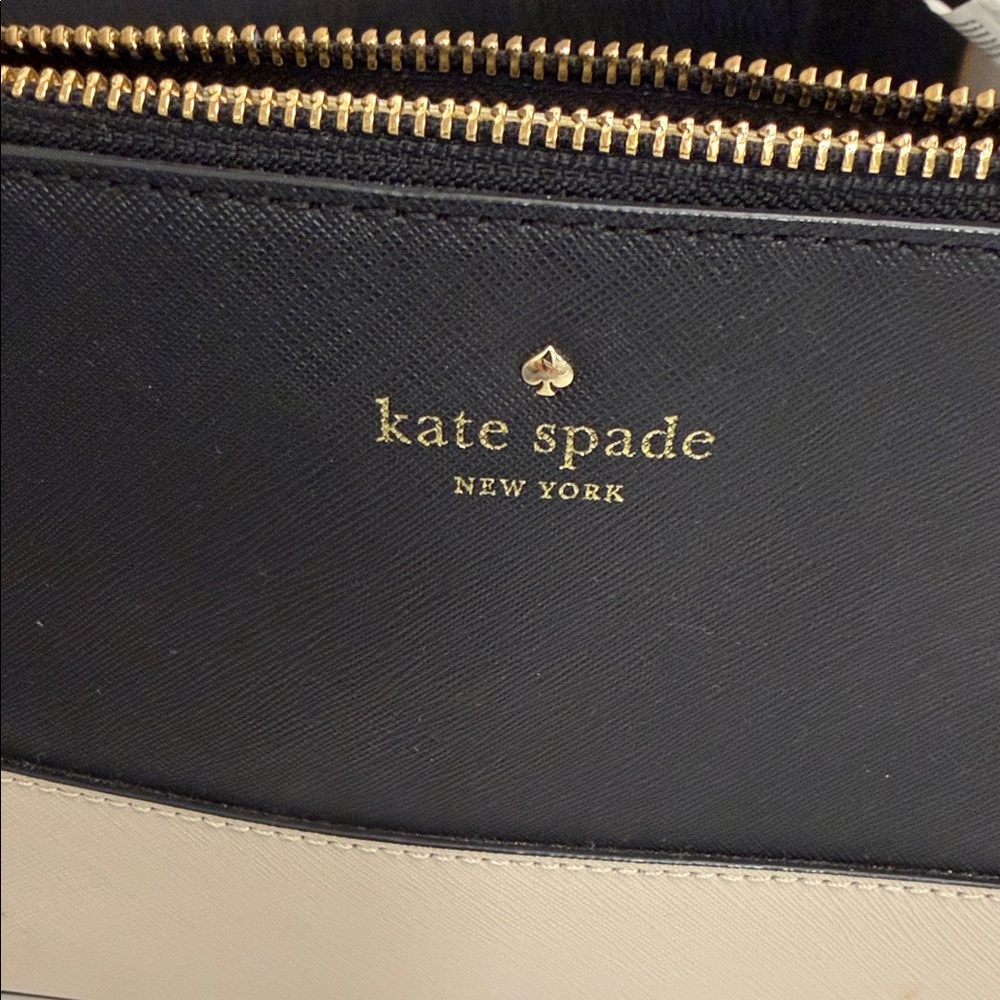 Kate Spade Black and Cream Crossbody Bag - Picture 3 of 8